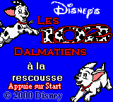102 Dalmatiens a la Rescousse, Les (France) Title Screen